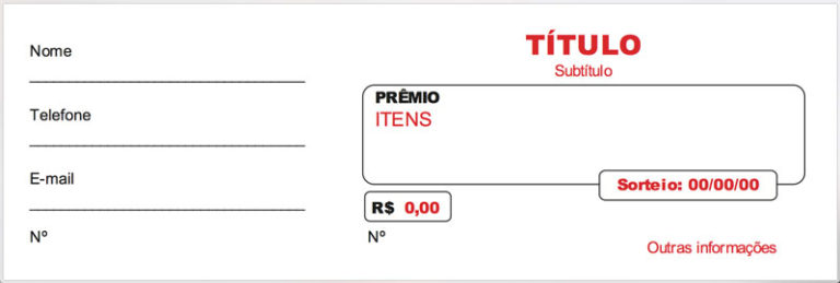 Como fazer uma rifa pela Loteria Federal - AGráfica